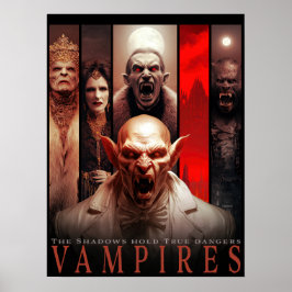 Poster Série de Pôsteres de Vampiros I