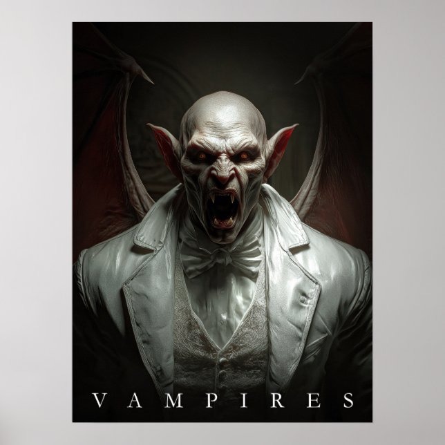 Poster Série de Pôsteres de Vampiros II (Frente)