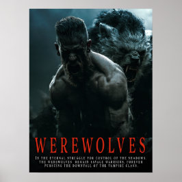 Poster Série de Pôsteres Lobisomens II