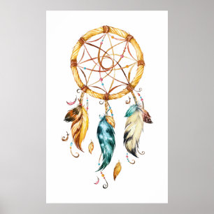 Poster Série Dreamcatcher 1 do nativo americano