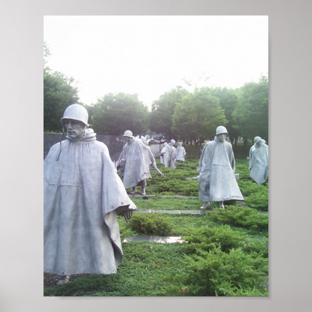Poster Série Memorial dos Veteranos da Guerra da Coreia (Frente)