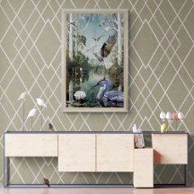 Série Natureza das Aves Mágicas Zonas Úmidas