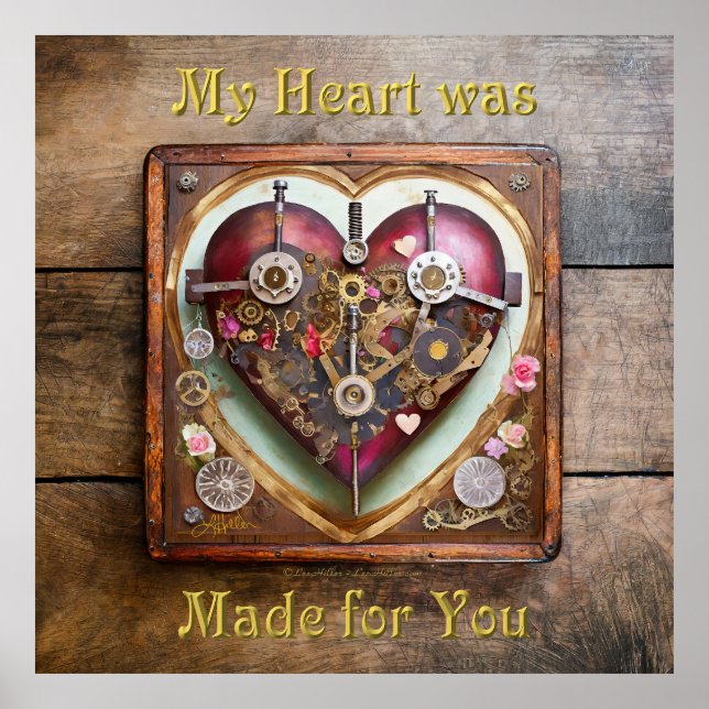 Poster Série Steampunk do Coração Vermelho Buff (Frente)