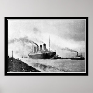 Poster Série Titanic Ensaio de Execução Cartaz de Foto An