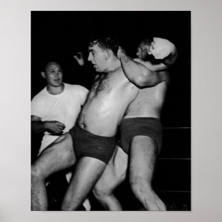 Póster Série Vintage Luta