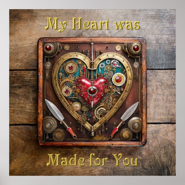 Poster Séries De Batimentos E Facas De Coração (Frente)