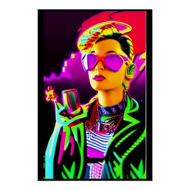 Póster Seriously Saturated (Frente)