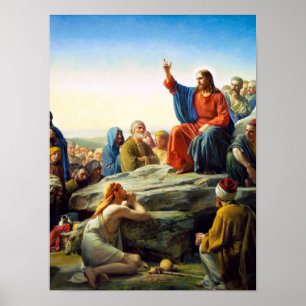 Poster Sermão no Monte de Carl Bloch