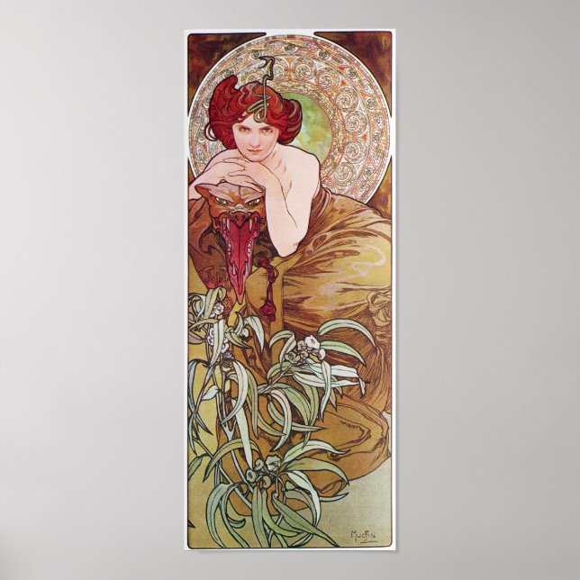Poster Serpent Art Nouveau (Frente)
