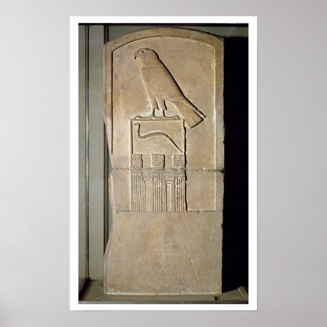 Poster Serpent king stela, c.3000 BC (calcário) (também s (Frente)