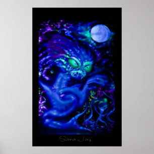 Póster Serpente da lua