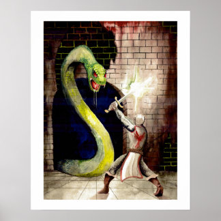 Poster "Serpente Gigante" - pintura de Tracy Lesch