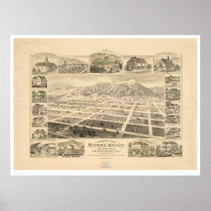 Póster Serra Madre, Califórnia (1617A)