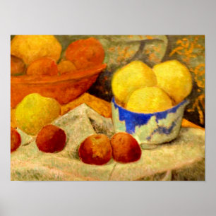 Poster Serusier - Maçãs e Tigela Azul