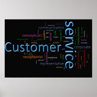 Poster Serviço de atendimento ao cliente