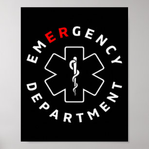 Poster Serviço De Emergência Enfermeira Retro Saúde