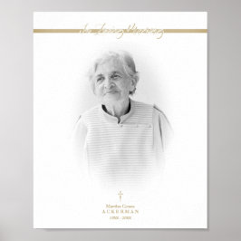 Poster Serviço de Lembrança de Fotos Golden da B&W Querid