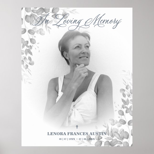 Poster Serviço de Recordação Fotográfica Queridos Preto e (Frente)