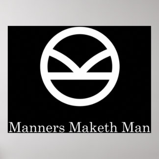 Poster Serviço Secreto do Kingsman - Maners Maketh Man