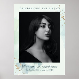 Poster Serviços Funerais da Borboleta Verde