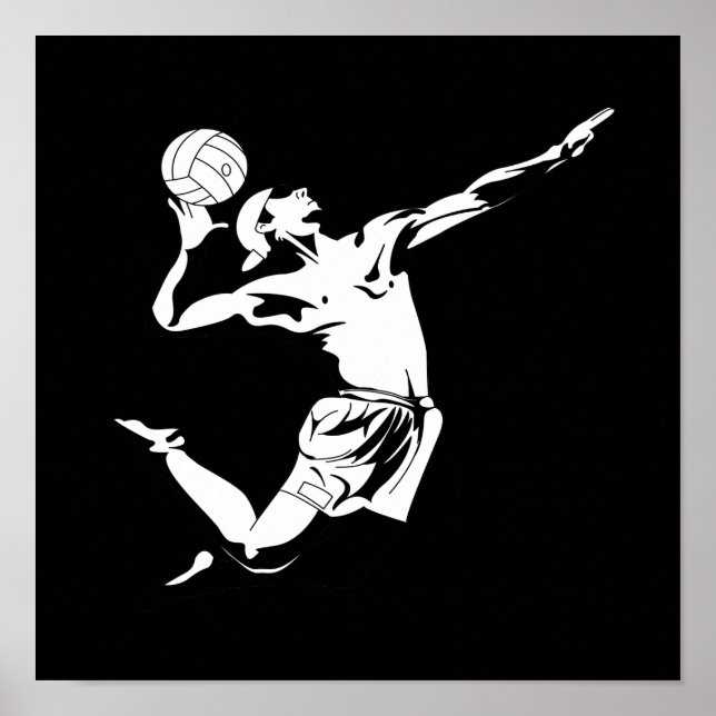 Poster Servidor de Voleibol 2 (Frente)