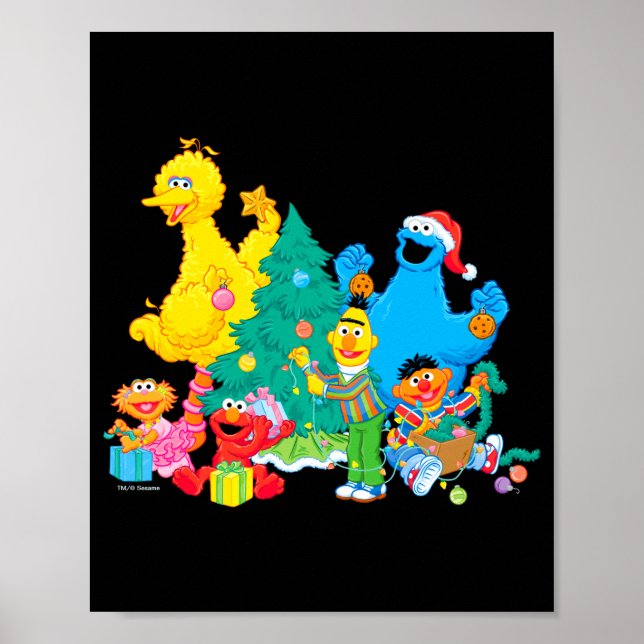 Poster Sesame Street Christmas Pals  (Frente)