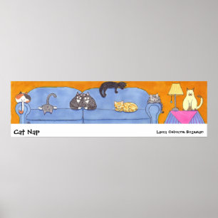 Póster Sesta do gato