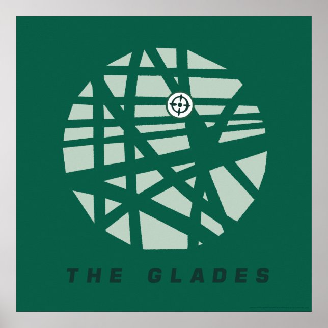 Poster Seta | Mapa da Cidade de Glades (Frente)