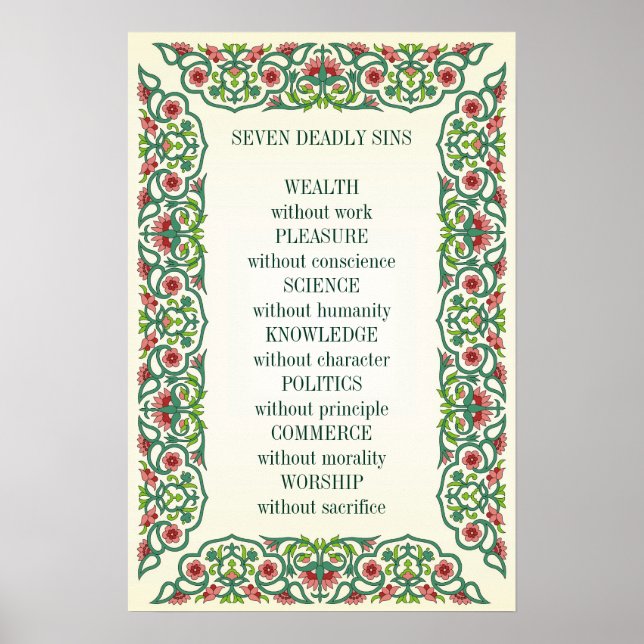 Poster Sete anos de vida sem trabalho (Frente)