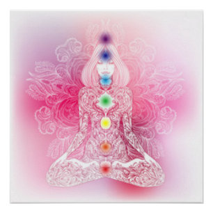 Póster Sete Chakras - Senhora Rosa