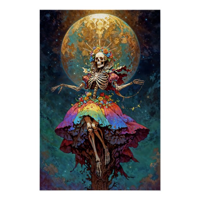 Póster Sete Poderes Santa Muerte (Frente)
