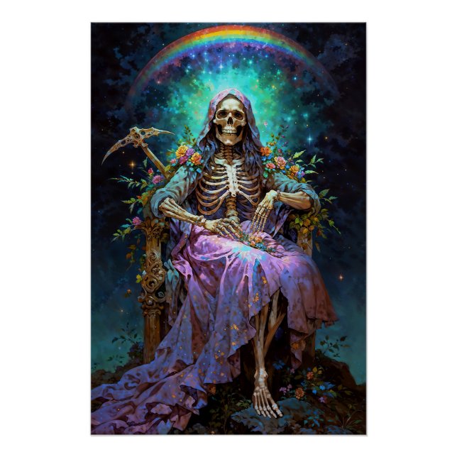 Póster Sete Potências Santa Morte (Frente)