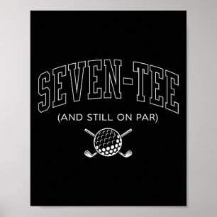 Poster Sete Teus E Ainda Em Par - 70 Aniversário Golf Fa