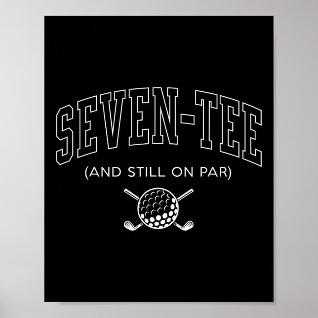 Poster Sete Teus E Ainda Em Par - 70 Aniversário Golf Fa (Frente)