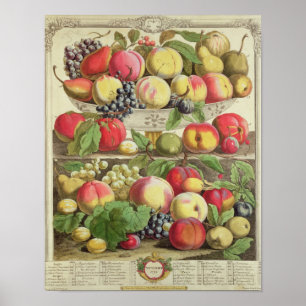 Poster Setembro, 'de doze meses das frutas