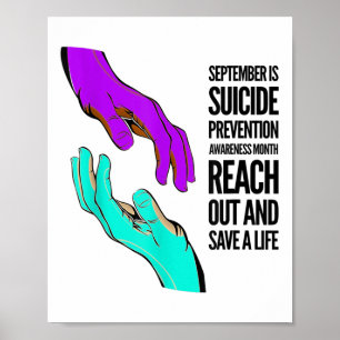 Poster Setembro é a prevenção do suicídio mês
