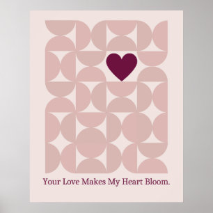 Poster Seu Amor Faz Meu Coração Sangue Meio século