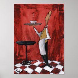 Poster Seu café está pronto