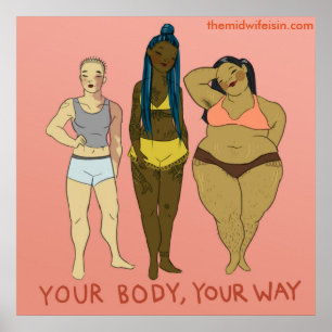 Poster Seu corpo sua maneira