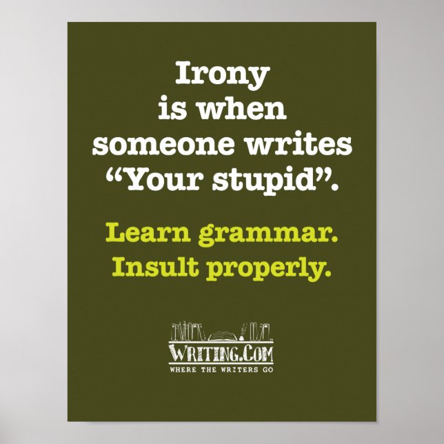 Poster "Seu Estúpido" (Frente)