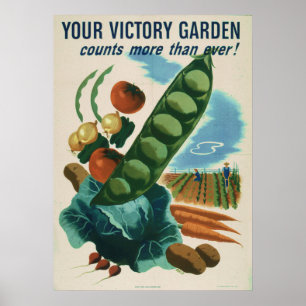 Poster Seu jardim vitorioso conta mais do que nunca!