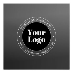 Póster Seu logotipo ou design de negócios & texto editáve