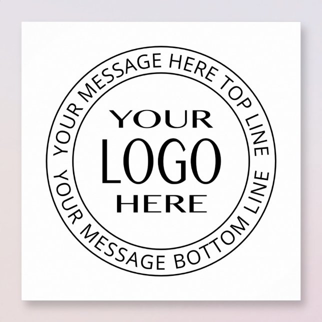 Poster Seu Próprio Logotipo & Texto Circular Personalizáv (Criador carregado)