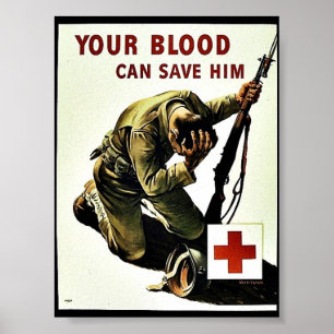 Poster Seu sangue pode salvar o