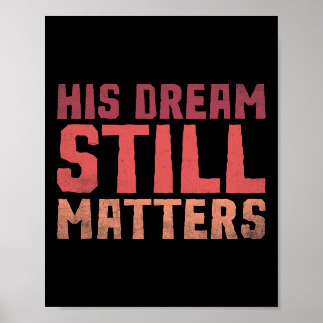Poster Seu Sonho Ainda Problemas Mês da História Negra Di (Frente)