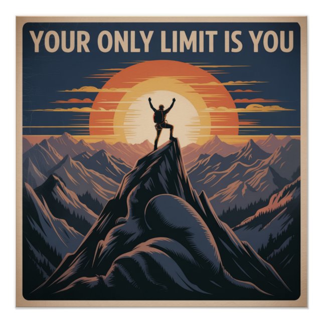 Póster Seu Único Limite É Você (Frente)