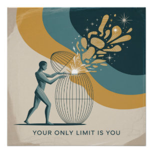 Póster Seu Único Limite É Você