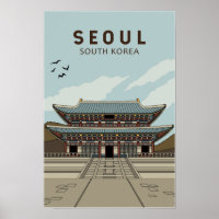 Seul Coreia do Sul - Viagem Art Vintage
