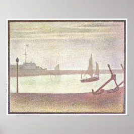 Poster Seurat Channel Gravelines Noite