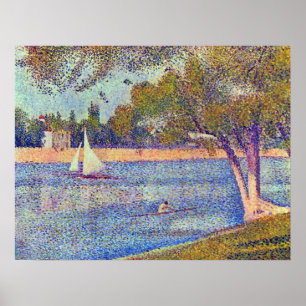 Póster Seurat - O Sena no Grand Jatte, Primavera